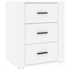 VidaXL Bedside Table White 50x36x60 Cm Engineered Wood 816712