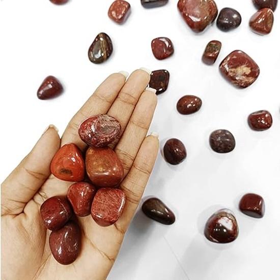 Pack of 100 Gm Reiki Healing Crystal Tumble Stone for Vastu Gemstone Pebbles Glossy Stones Fish Tank Aquarium Accessories Table Decorative Itmes