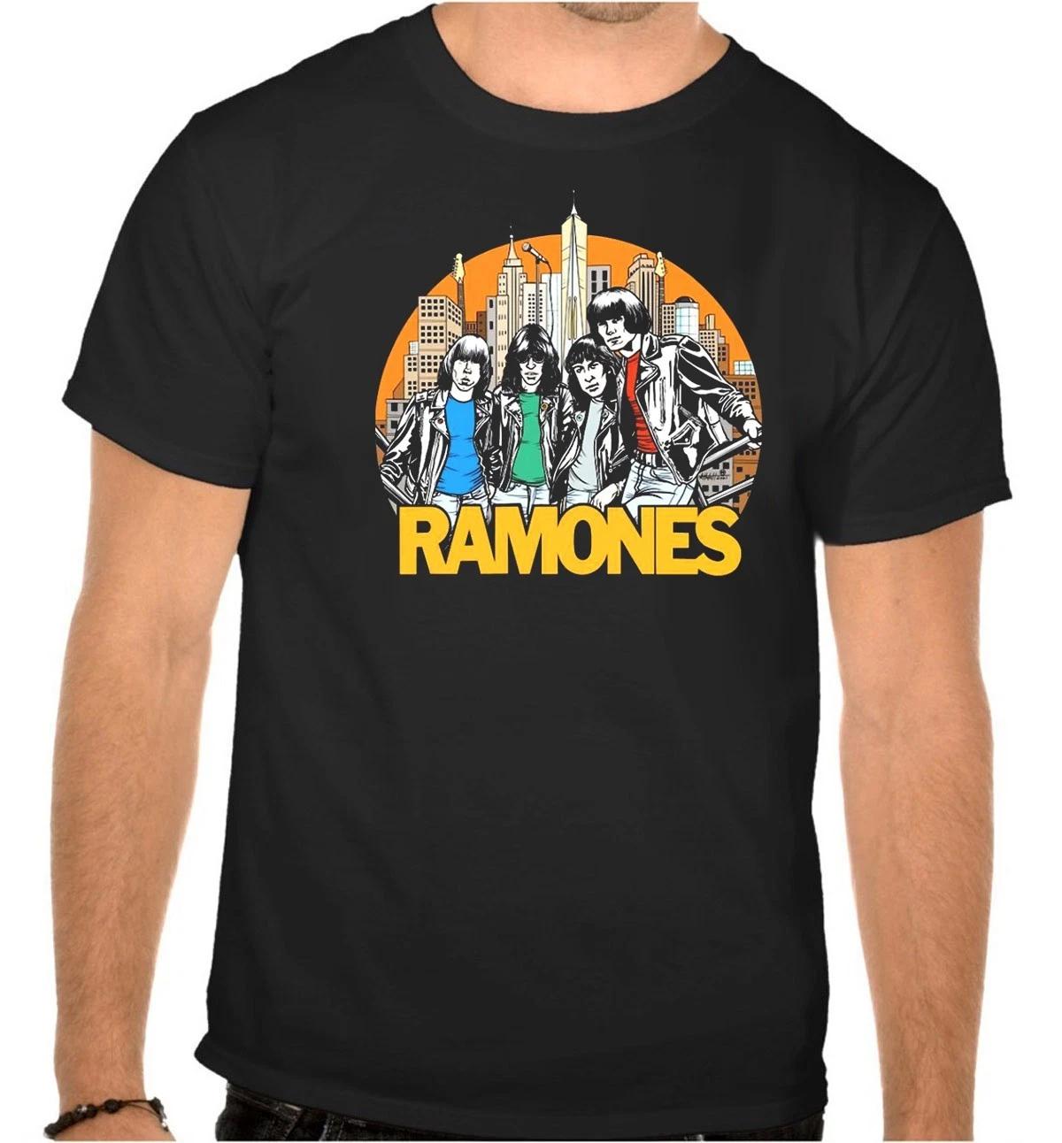 Ramones Rock Music Logo Schwarz Kinder T-Shirt -1031 -Kids--Handmade XS