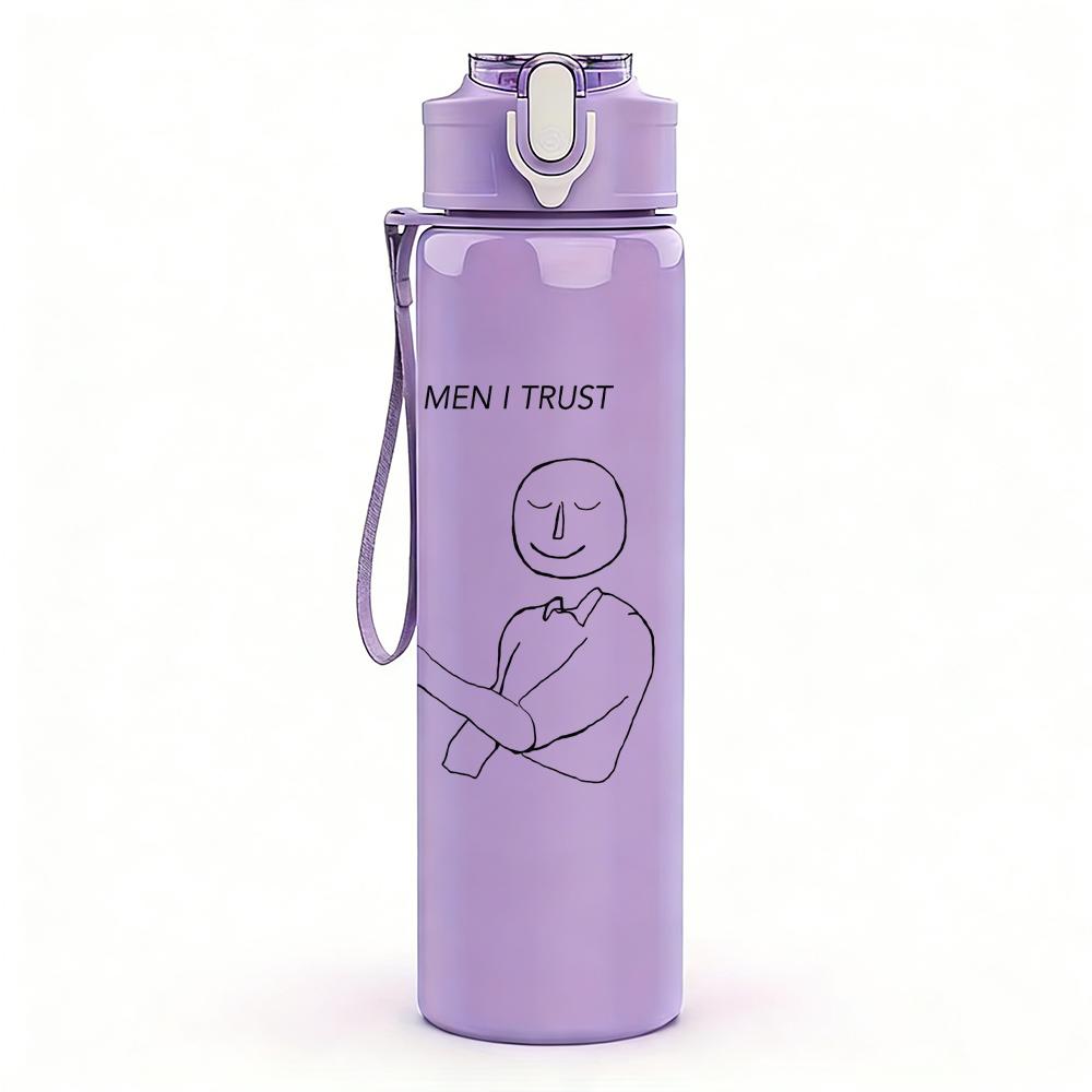 1PC Baby Kid Minimalist Line Sketch Print 750ml Portable Sports Water Bottle Leakproof Gym Outdoor Travel Drink Cup