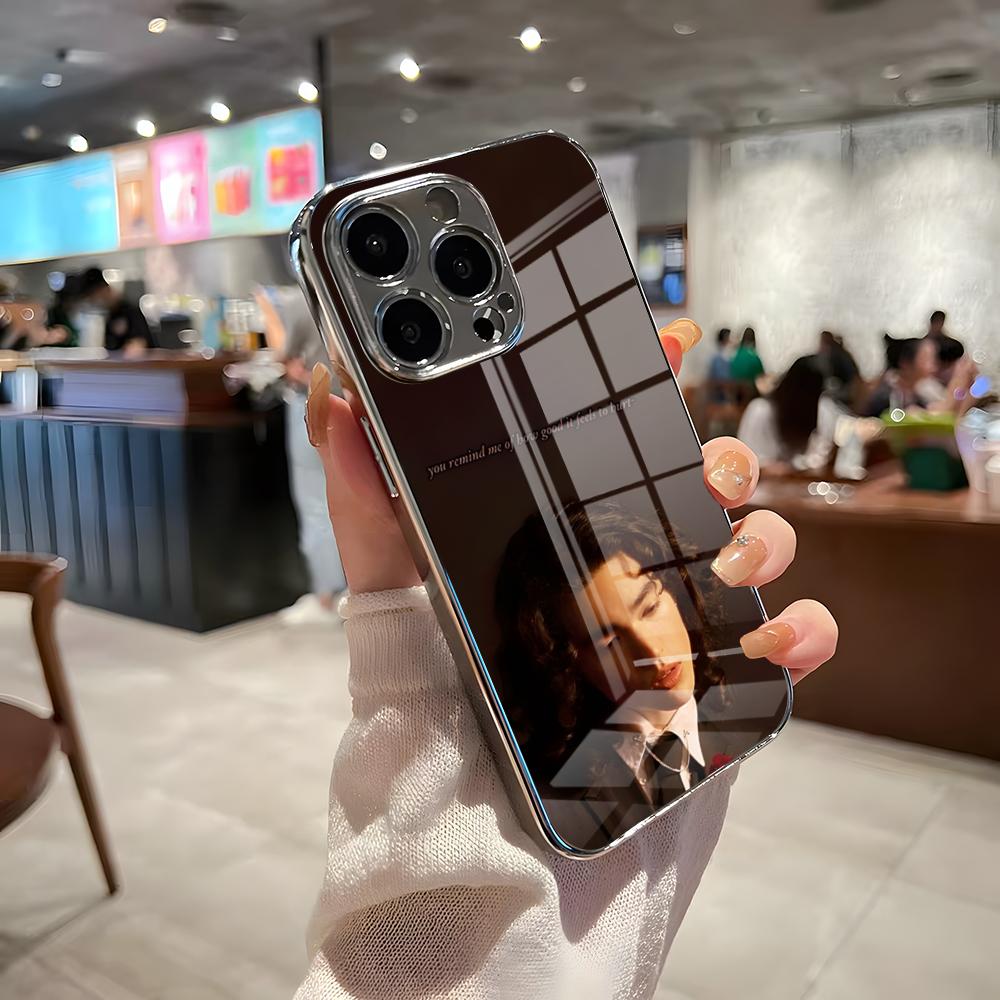 Conan Gray Wishbone Phone Case For IPhone 17 Pro Max 15 Pro 16 14 Plus 12 13 Mini 11 Pro Shockproof Electroplated Glass Cover