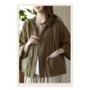 Jackets Women Vintage Loose Casual Solid All Match Spring Sunscreen Thin Breathable Japaneses Literary