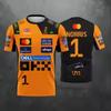 2026 New Jersey Maglietta da Corsa Pilota #1 Lando Norris Pilota #81piastri Fan Abbigliamento Casual Traspirante Magliette per Famiglia Bambini