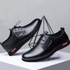 Summer Leather Cowhide Men's Shoes Non-slip, Wear-resistant and Deodorant Going Out Casual Leather Shoes Casual Leather Shoes