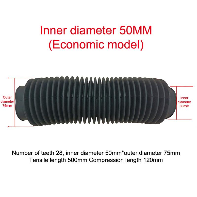 Rubber Corrugated Sleeve Nitrile Oil Resistant Flexible Moulded Bellows for Vehicle Shock Absorption Pipe Protection