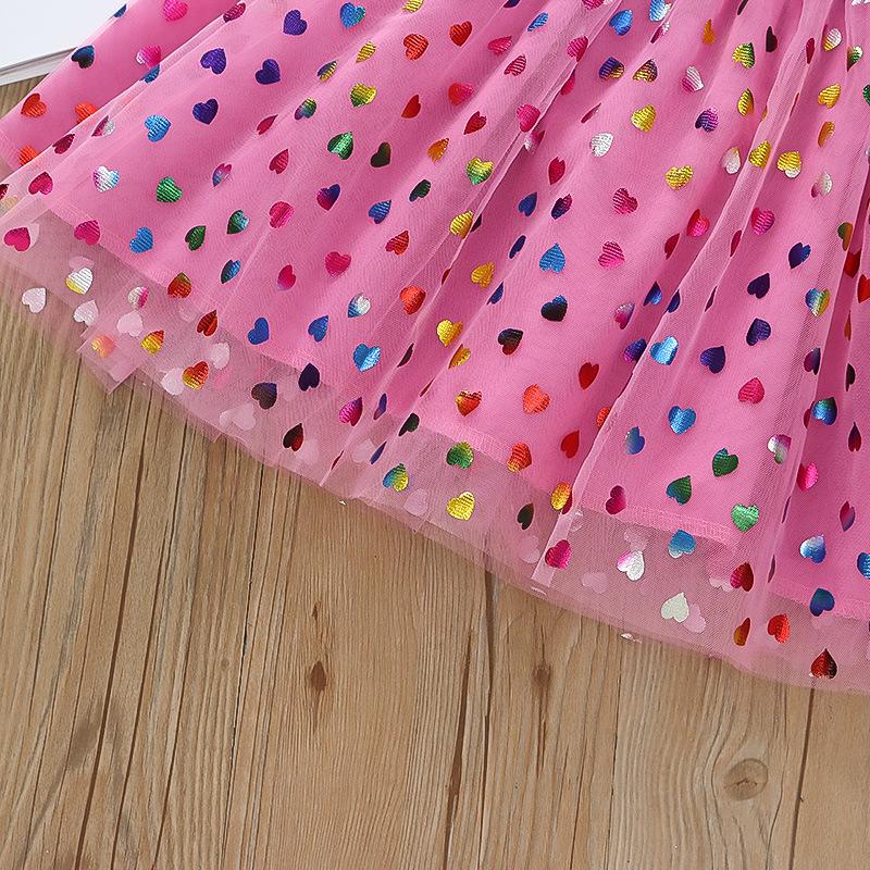 Girls' Summer Princess Cotton Mesh Dress - Fairy Style