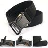 Men Tactical Belt Quick Release Buckle Elastic Belt for Men Durable Soft Nylon Jeans Outdoor Elastic Military Belt for Hunting