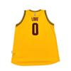 Adidas X NBA Collaboration Cavaliers Swingman Fan Edition Kevin Love 0 Sleeveless Soft Stylish Sports Jersey Unisex Jersey Yellow 7470A-3CC-K92630