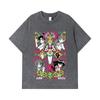 275 GSM Washed T-shirts 100% Cotton Sailor Moon V2 Print Unisex Heavy Cotton T Shirt