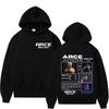 Rapper Arce Perro Viejo Album Tour 2025 Cover Hoodies Herren Vintage Hip Hop Popmusik Sweatshirts Unisex Komfort Hoodie Streetwear