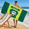 Large Beach Towel with Plymouth Argyle PAFC Club Badge, Quick Dry Microfiber, Soft and Durable, for Beach Pool Travel