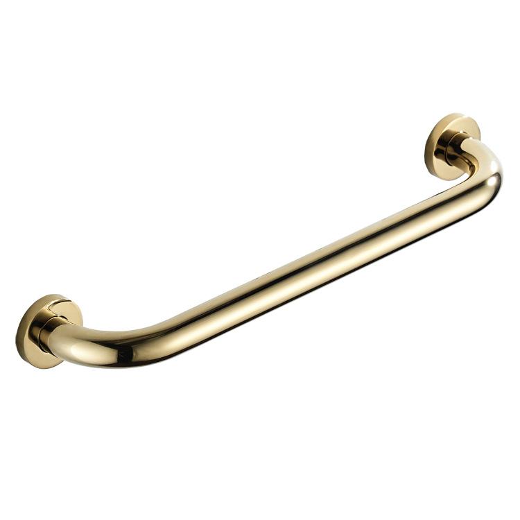 Grab Rail Gold Wall Mounted Bathroom Armrest Handle Bathtub Grab Bar Toilet Elderly Handrail Home Safety Black Chrome Antique