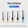5-Piece Car Interior Detailing Brush Set for Gaps and Tight Spaces