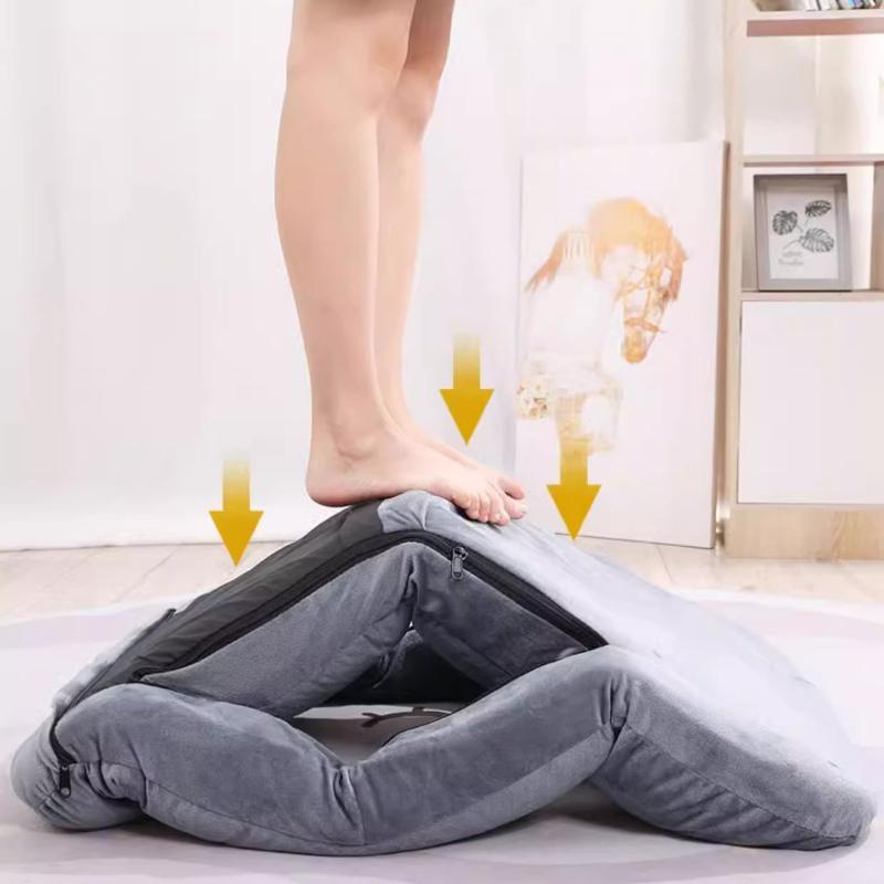 Folding Backrest Cushion Ergonomic Relaxing Lazy Armrest Cushion Lounger Comfortable Backrest Chair Home Ornamental Cushions