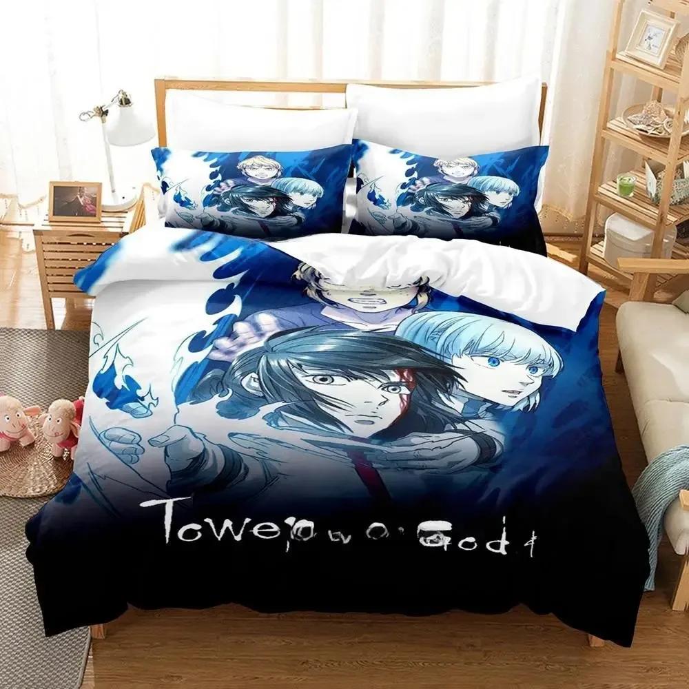 

Tower Of God Beding Set Single Twin Ful Quen King-Sized Dimensionsd Dimensions Bed Linen Set Adult People Kid Bedrom Duvetcover Sets 3d Print Anime 100*200cm Single