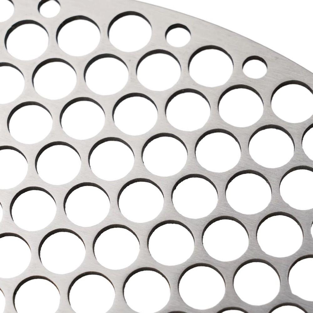 Edelstahl Grillnetz Lebensmittelqualität Rund Metall Backrost Hitzebeständig Antihaft Holzkohlegrillmatte Outdoor