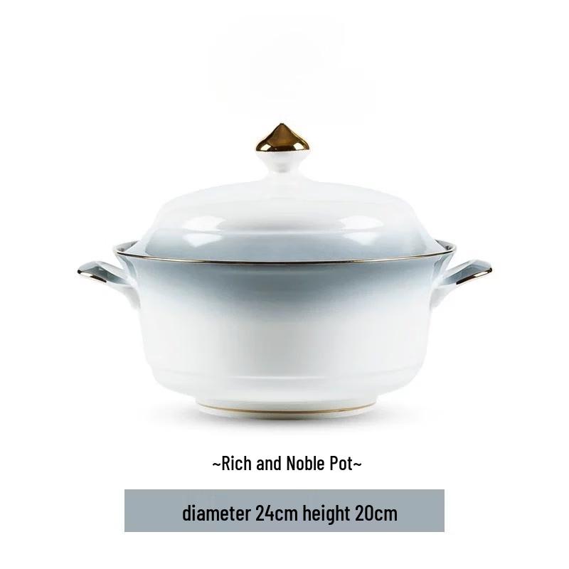 Jingdezhen Light Luxury Ceramic Dinnerware Set