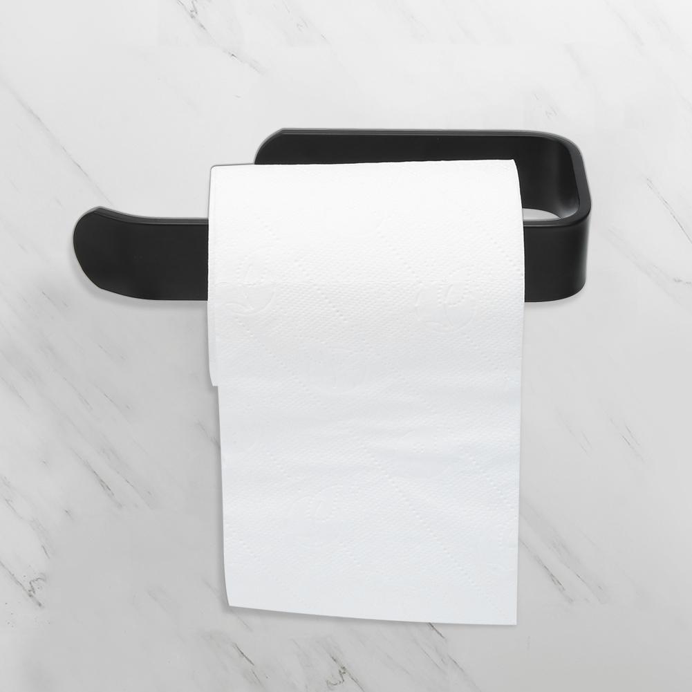 Alumimum Wall Mounted Rack Toilet Roll Paper Holder Bathroom Tissue Shelf