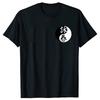 Wing Chun Yin and Yang Symbol Front and Back Kung Fu T-Shirt Birthday Gift Shirts Men Clothing Tops Graphic T Shirts