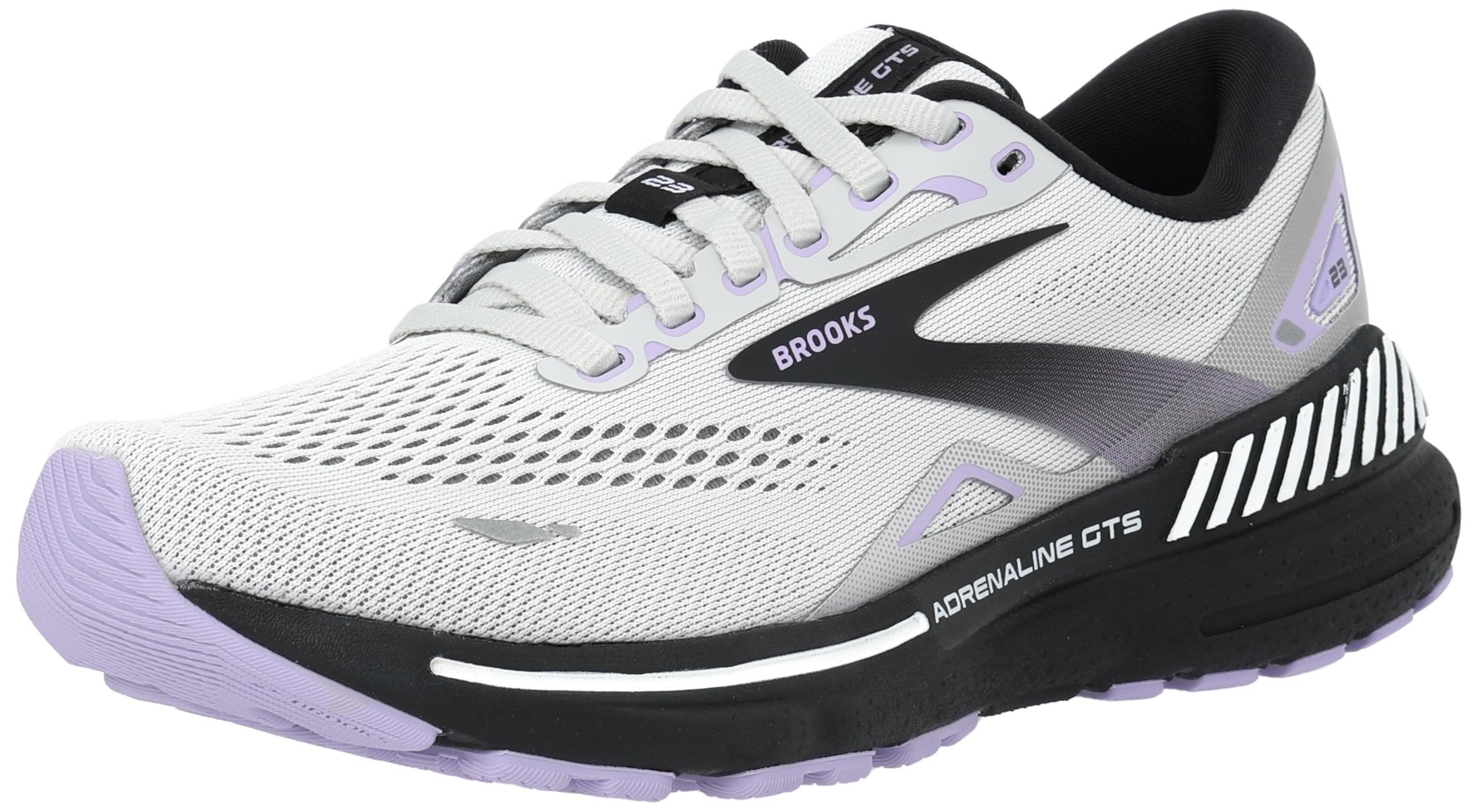 

Кроссовки для бега Кроссовки Adrenaline GTS 23 BRW 3811 3812 см 2A [Brooks] Женские Серые/Черные 26.0