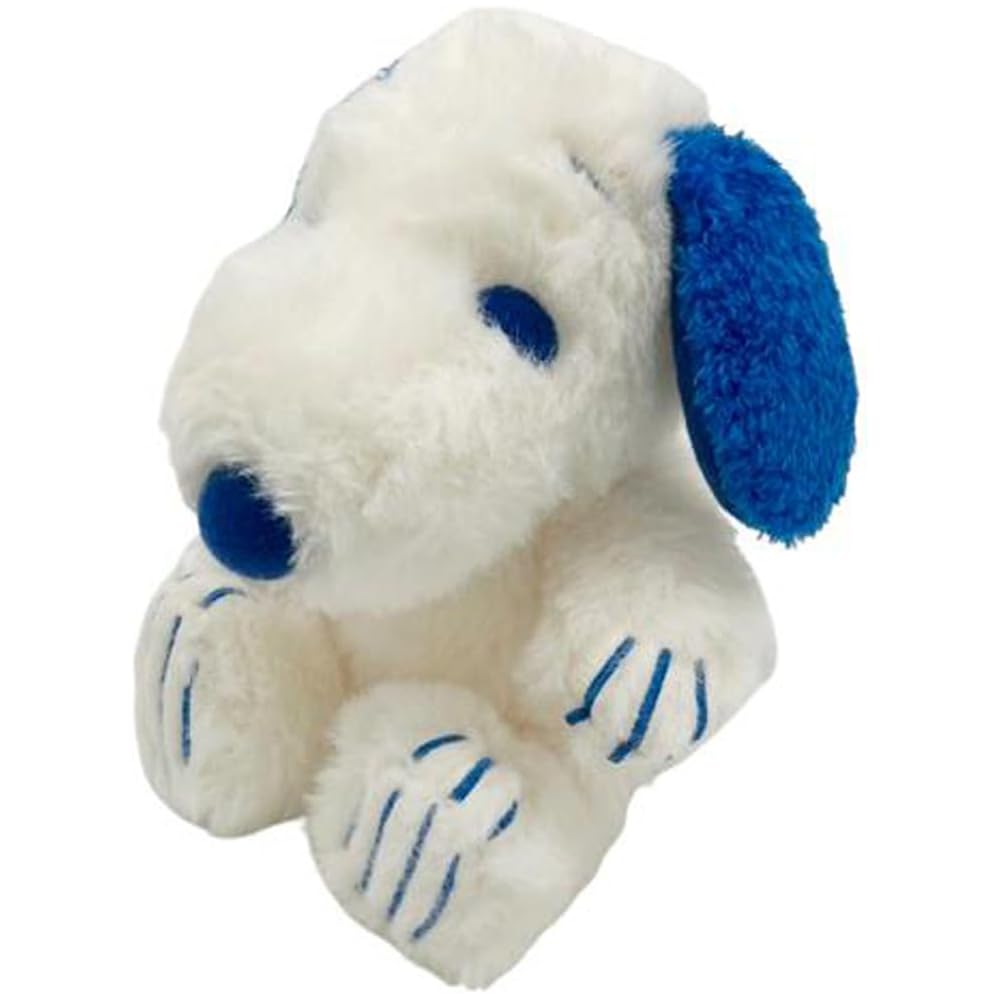 Nakajima Corporation Fuwakuta Snoopy Plush Toy Blue 210012-25 Rainbow Color 30cm