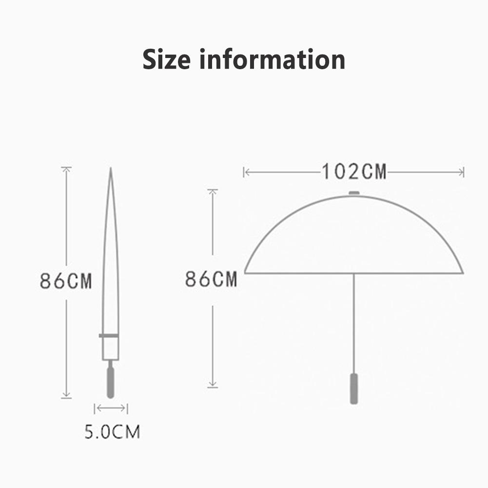 Long Handle Umbrellas Ultra Large Retro Style Umbrella J Stick 24 Ribs Dual-Use Umbrellas Strong Windproof Umbrellas
