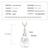 Freshwater Pearl & Diamond-Set Silver Pendant Necklace for Women