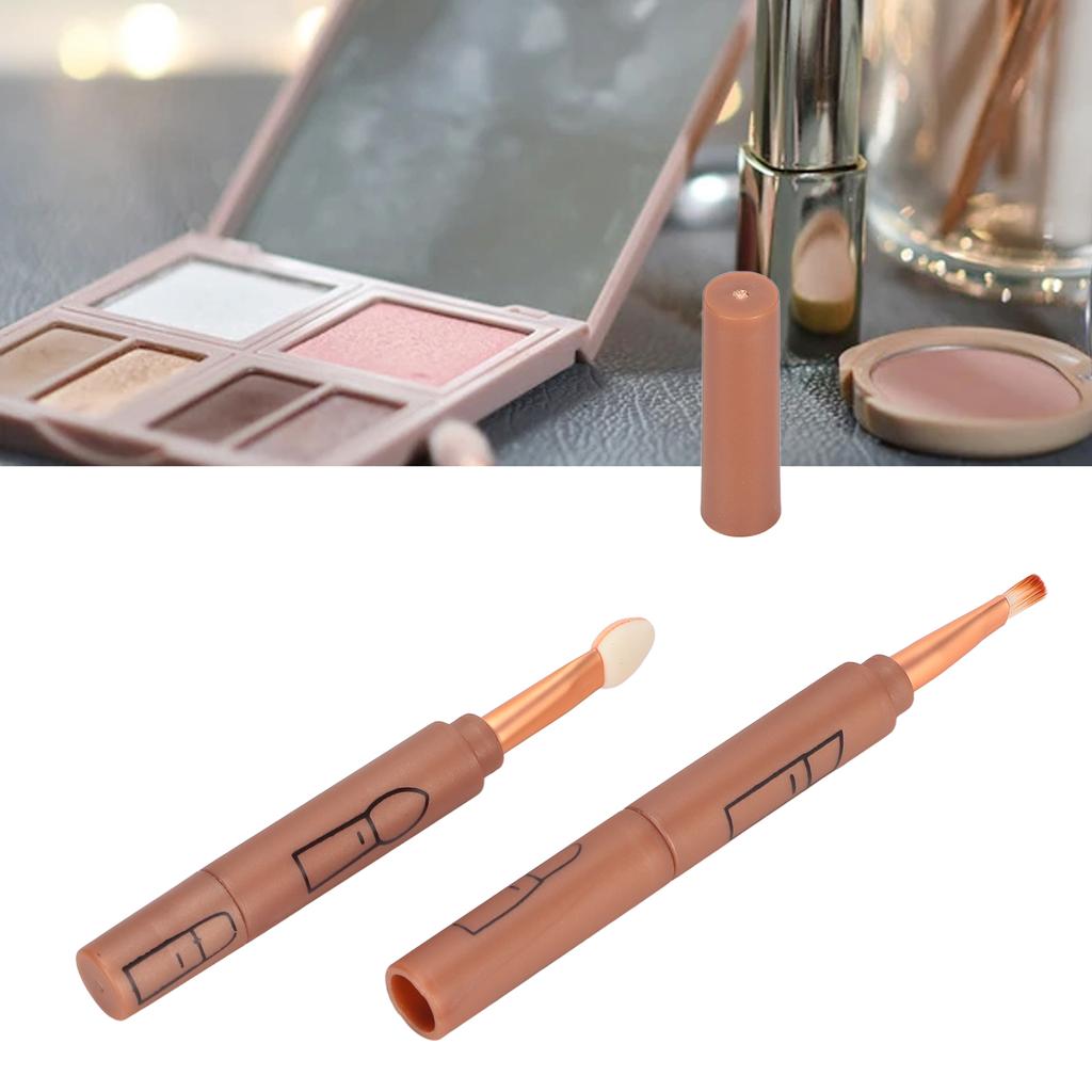 4 In 1 Telescopic Makeup Brushes Set Portable Retractable Lip Eyebrow Eyeshadow Cosmetic Brushes