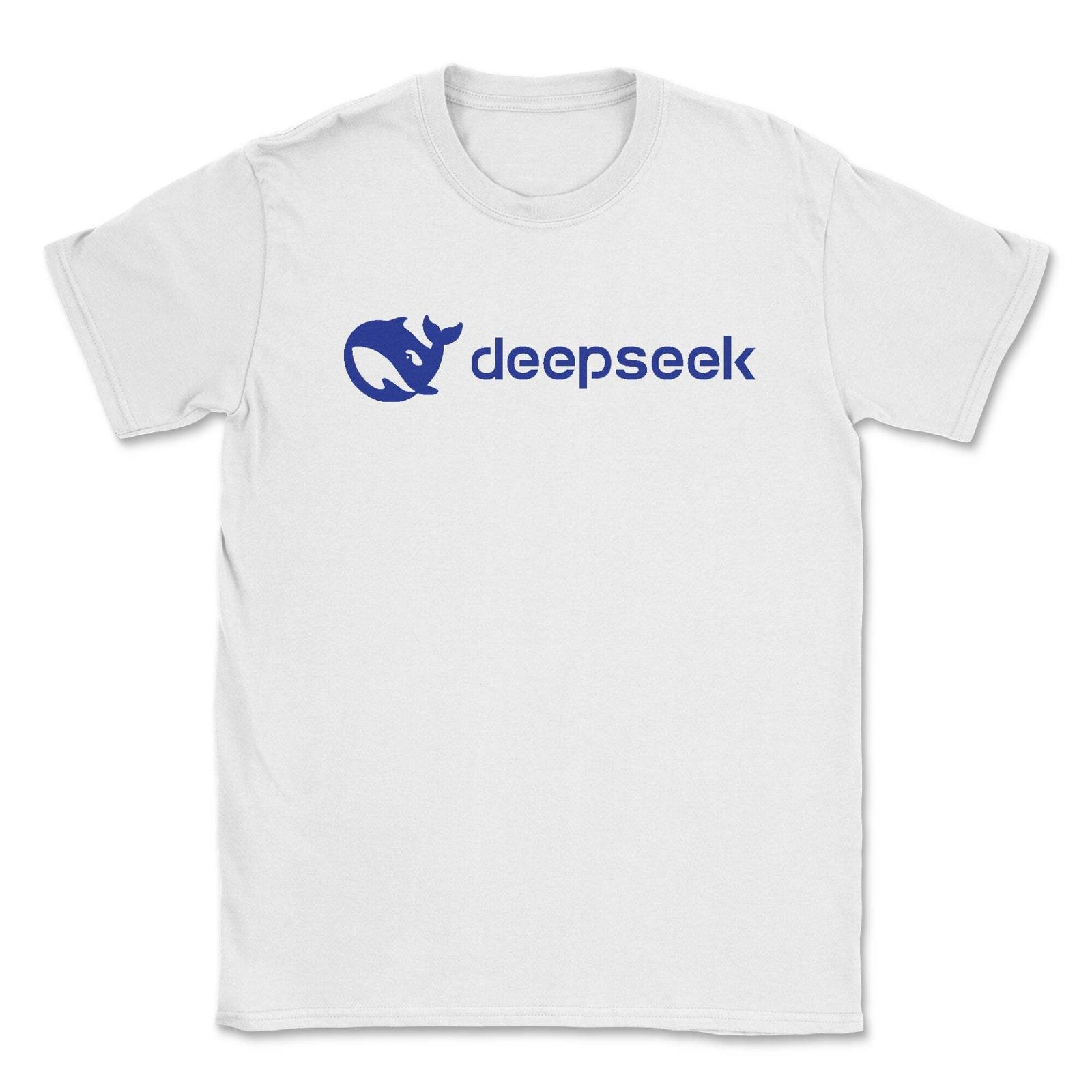 Deepseek Ai Chest Logo T-Shirt Ai tshirt, Tech tee, Coder t-shirt coders gift S разноцветный