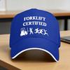 Gabelstapler-zertifiziert Lustig Gabelstapler Retro Vintage Baseballkappe Tennis Skate Hip Hop Hüte Herren Erwachsene Lässig Print Snapback Kappe