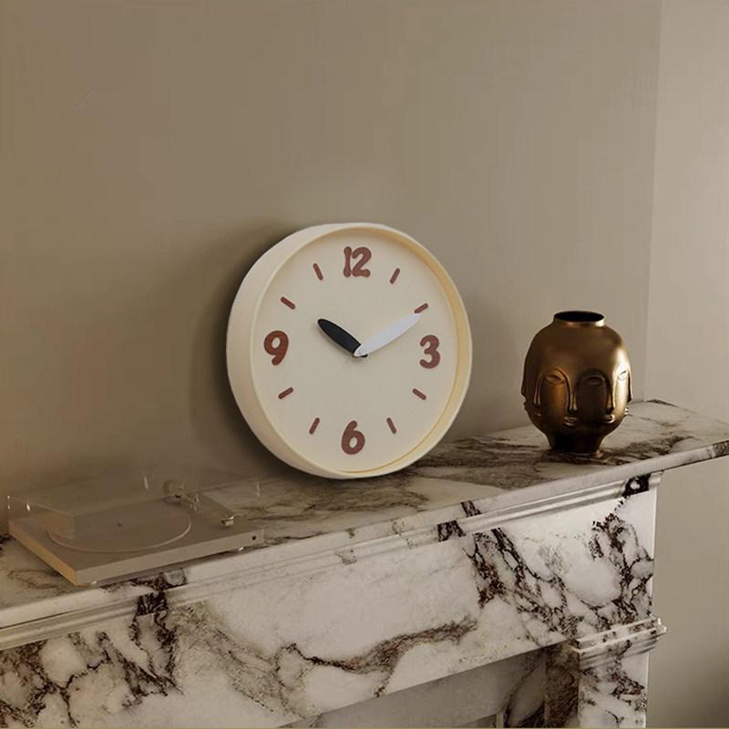Nordic Silent Contrast Color Wall Clock - Stylish and Modern Design