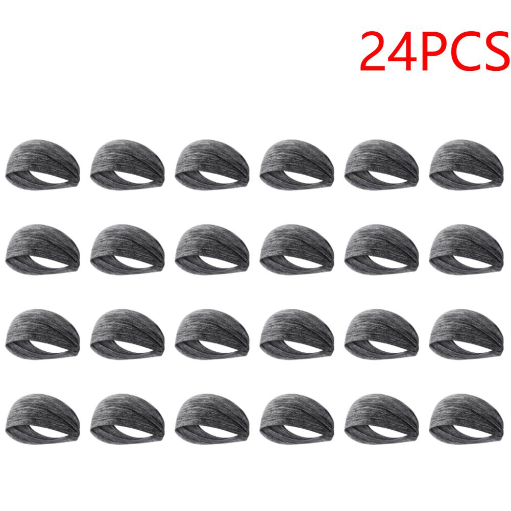 8-24PCS Ultra-Thin Sports Sweatband Elastic Sweat Hair Band Breathable Sweat Absorbent Headband Soft Outdoor Sport Yoga Headband