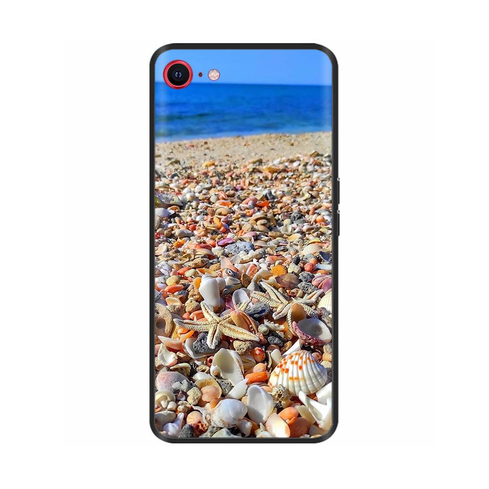 For iPhone SE 2020 Phone Case Funny Camera Protection Soft Liquid Silicone Back Cover for iPhone SE 2016 5 5S Cover for iPhoneSE