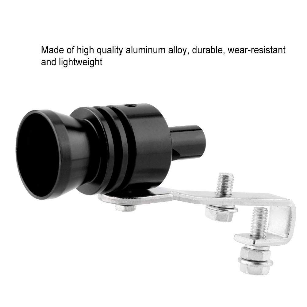 Turbo Whistle, Qiilu Universal Aluminum Alloy Car Exhaust Pipe Turbo Whistle for Car Auto
