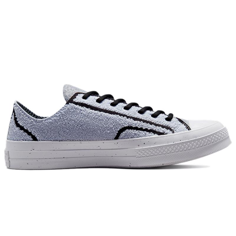 Converse 1970s Renew Chuck Taylor All Star Comfortable and Versatile Low-Top Espadrilles Unisex Light Grey Blue
