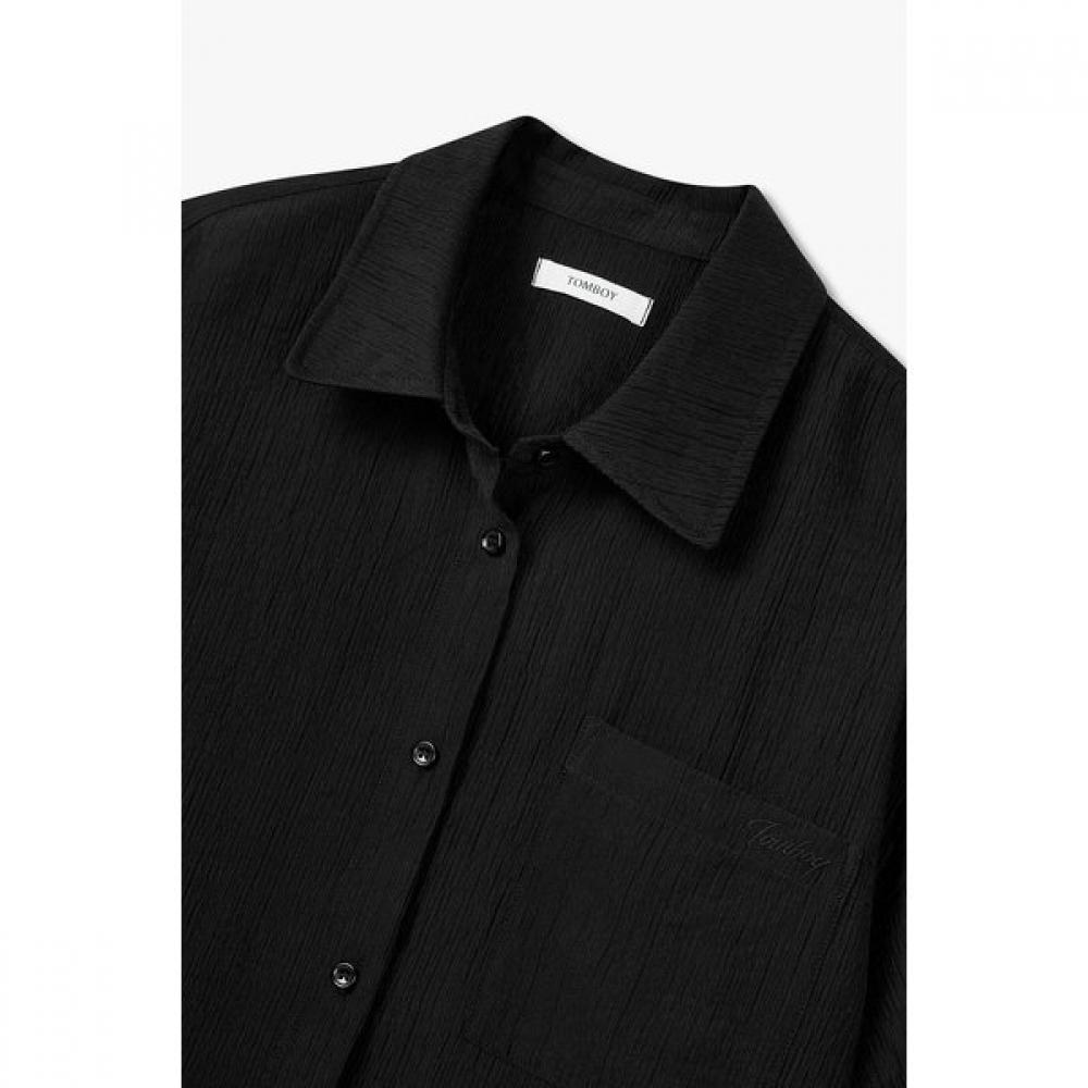 Studio Tomboy Single Pocket Crease Blouse  9176221988ar 