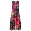 Vintage Bohemian Floral Print Plus Size Women Maxi Dress Casual Sleeveless V Neck Daily Wear