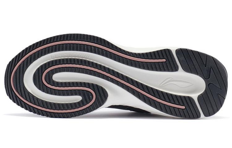 Li Ning Cloud Shield Cushioning Rebound Low Top Running Shoes Women's Black AGLR234-4