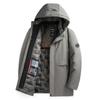 Parka de iarnă pentru bărbați Jachetă pentru bărbați, cu glugă, îmbrăcăminte impermeabilă, haină caldă, haine pentru tată, pardesiu ocazional pentru bărbați