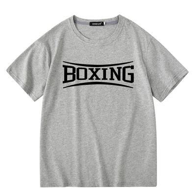 Vară Nouă Modă Antrenament de Luptă Box Imprimeu Tricou Unisex Personalizat Gât Rotund Larg Mânecă Scurtă Top