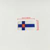 Finnish flag-shaped car sticker Self-adhesive car emblem badge decorative sticker Suitable for all vehicles
