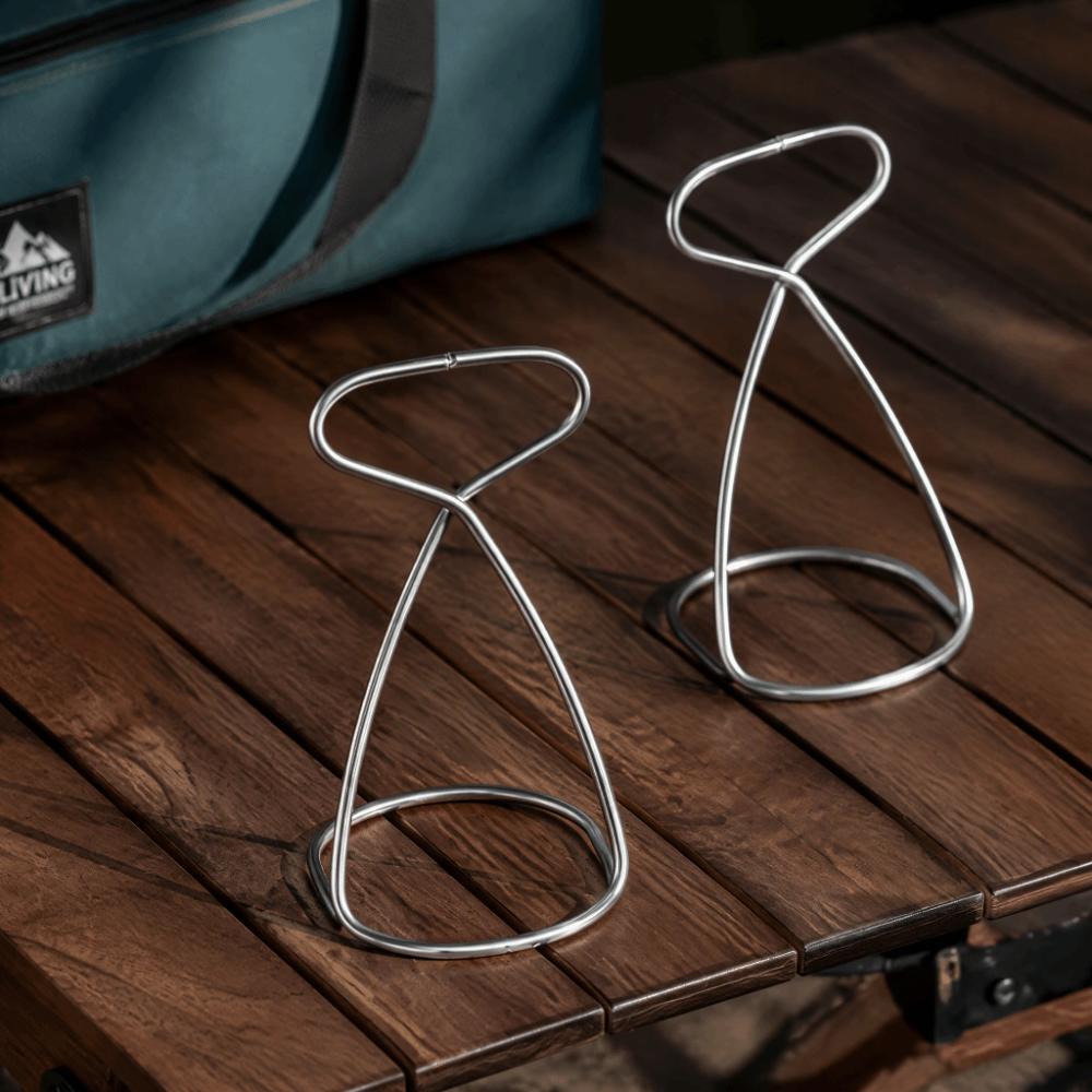 2pcs 6 Inch Fish Hook Remover Tool Stainless Steel Water Bottle Hanger For Water Bottle
