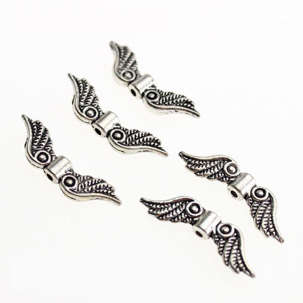 20 X tono plata tibetana Gecko Lagarto Encantos Colgantes granos para la fabricación de joyas
