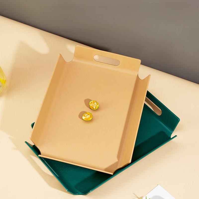 Commercial Plastic Serving Tray with Handle