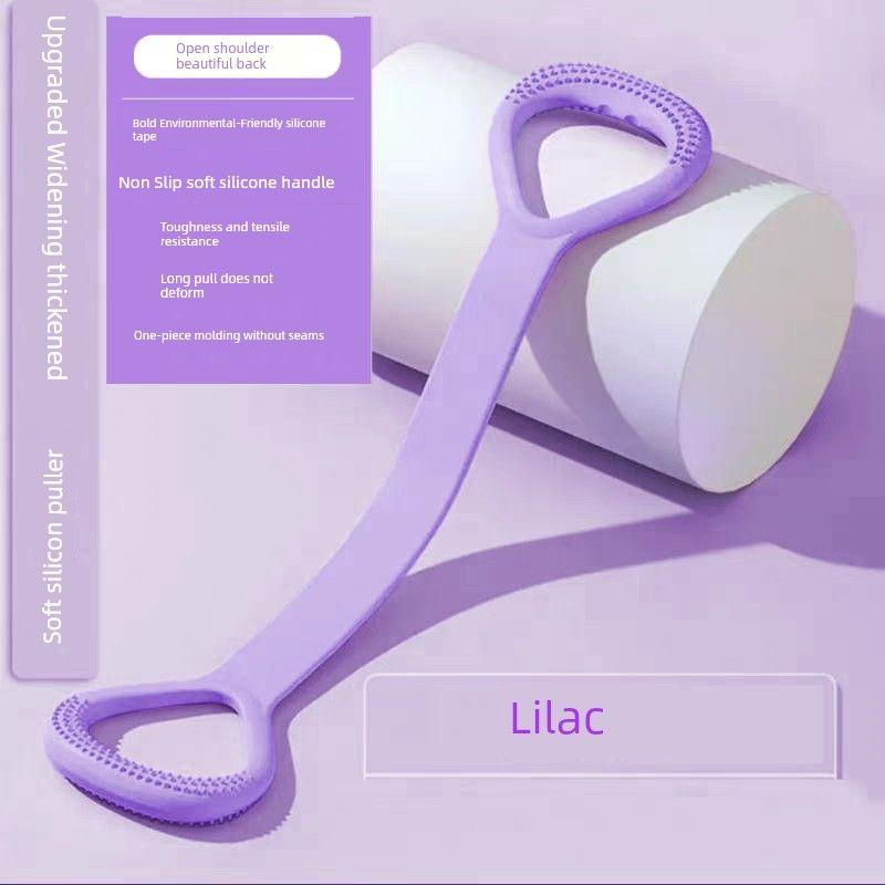 

Chest Expander Open Back Fitness Female Stretch Strap Elastic Belt Exercise Equipment For Home Open Shoulder Beauty Back Yoga Handy Gadget Purple