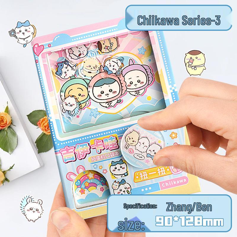 Chiikawa Klomaskin Spiralblock & Färgplanerare