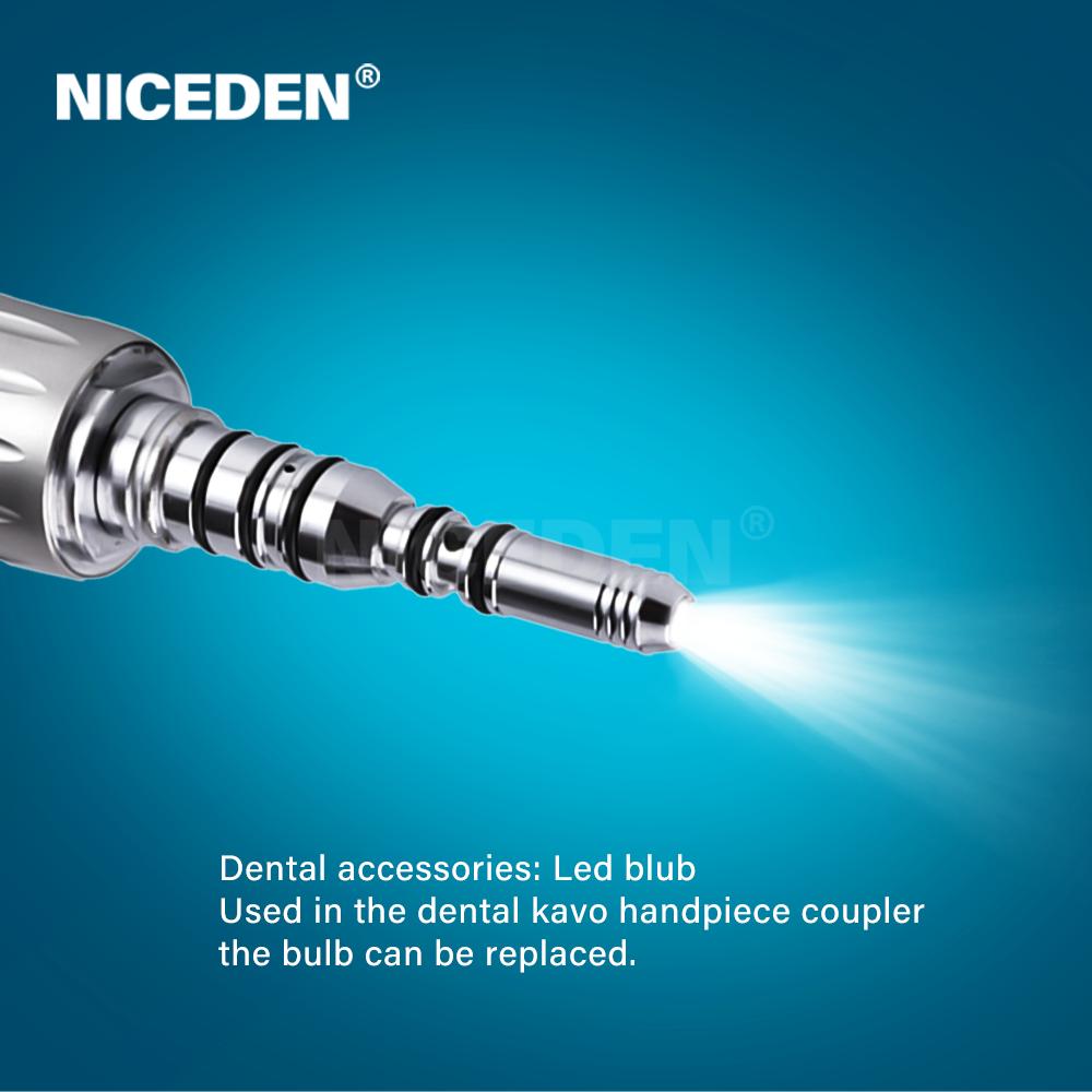 Dental 6 Hole Self Generator LED KVO Quick Coupling Spare Part Compatible High Speed Handpiece Dental Equipment with Fiber Optic