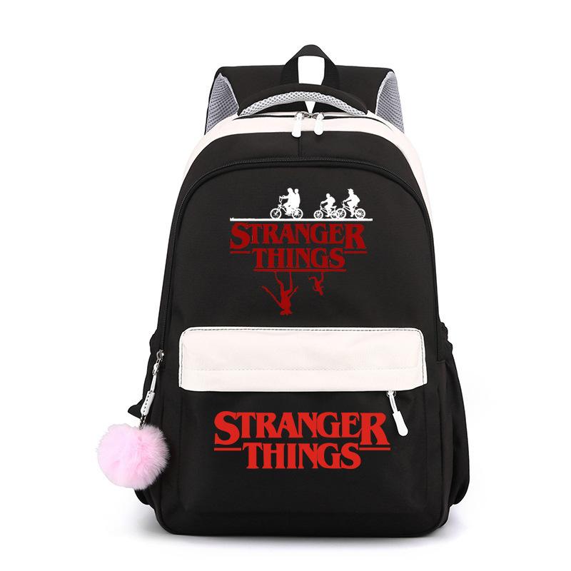 Stranger Things Stranger Things Fashion Peripheral Printing Student School Bag Large Capacity Backpack