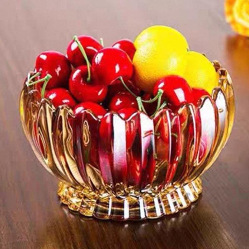 Glass Jars with Lid Crystal Candy Dishes Jewelry Box for Wedding Decorative Candy Bowl Glass Storage Container P9YB