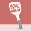Large Cat Litter Shovel, Pet Cleaning Tool, Efficient Shovel for Tofu Cat Litter, Fine Mesh,, Big Size, Durable Cat Poop Scoop